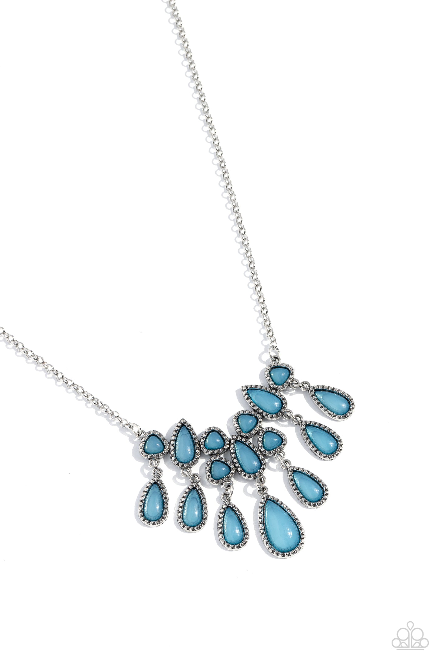 Exceptionally Ethereal Necklace - Silver w/Blue