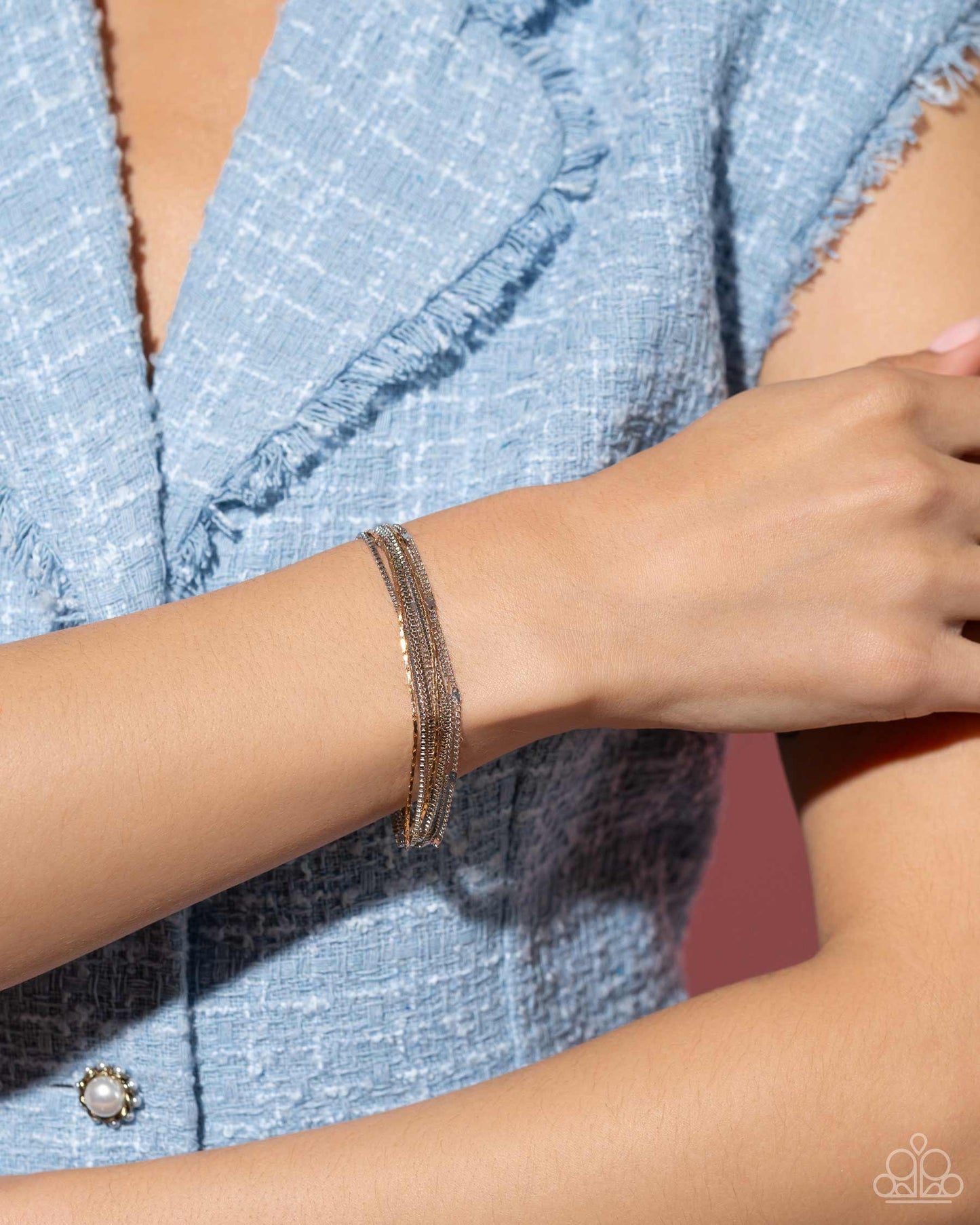 Delicate Darling - Silver & Gold Bracelet