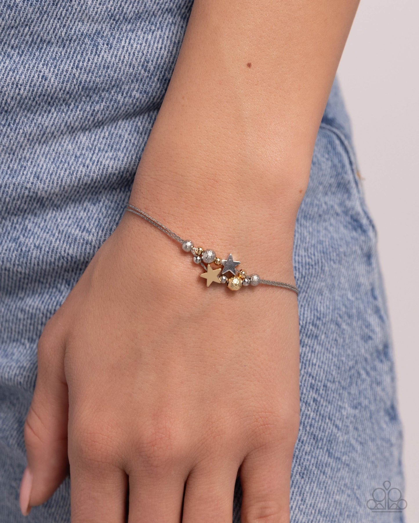 Stellar Specialty - Silver and Gold Star Bracelet