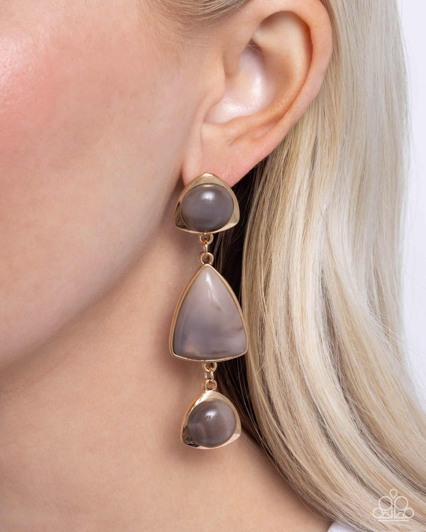 Foreign Exchange - Sold & Brown Earrings