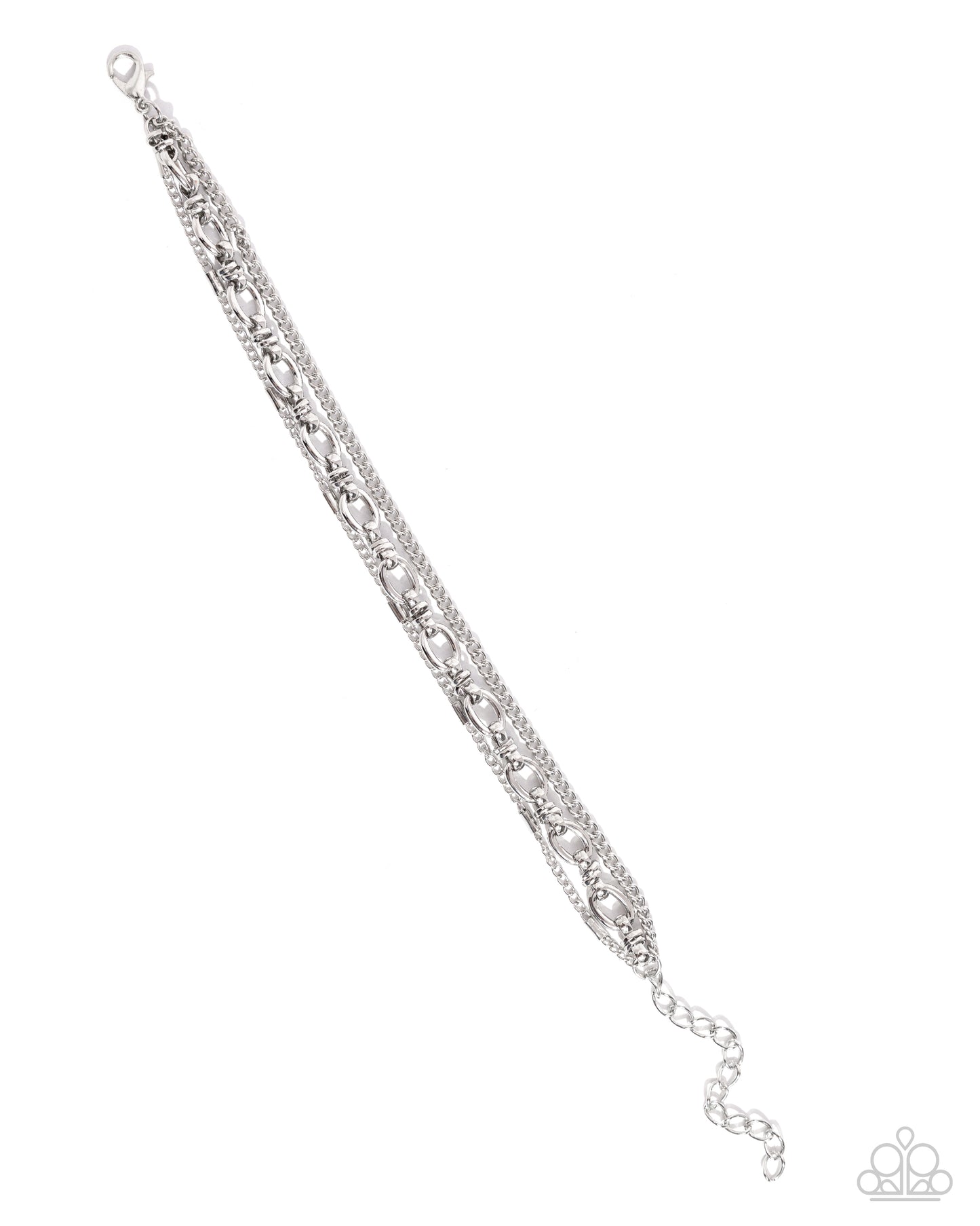 Chained Celebration - Silver Bracelet