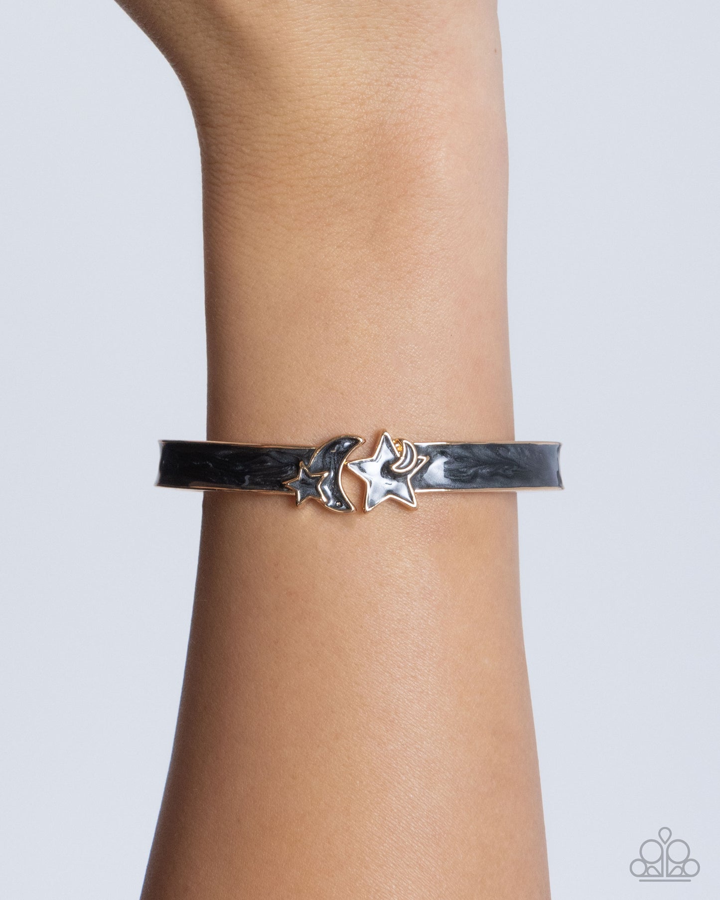 Celestial Cutie - Black w/Gold Bracelet