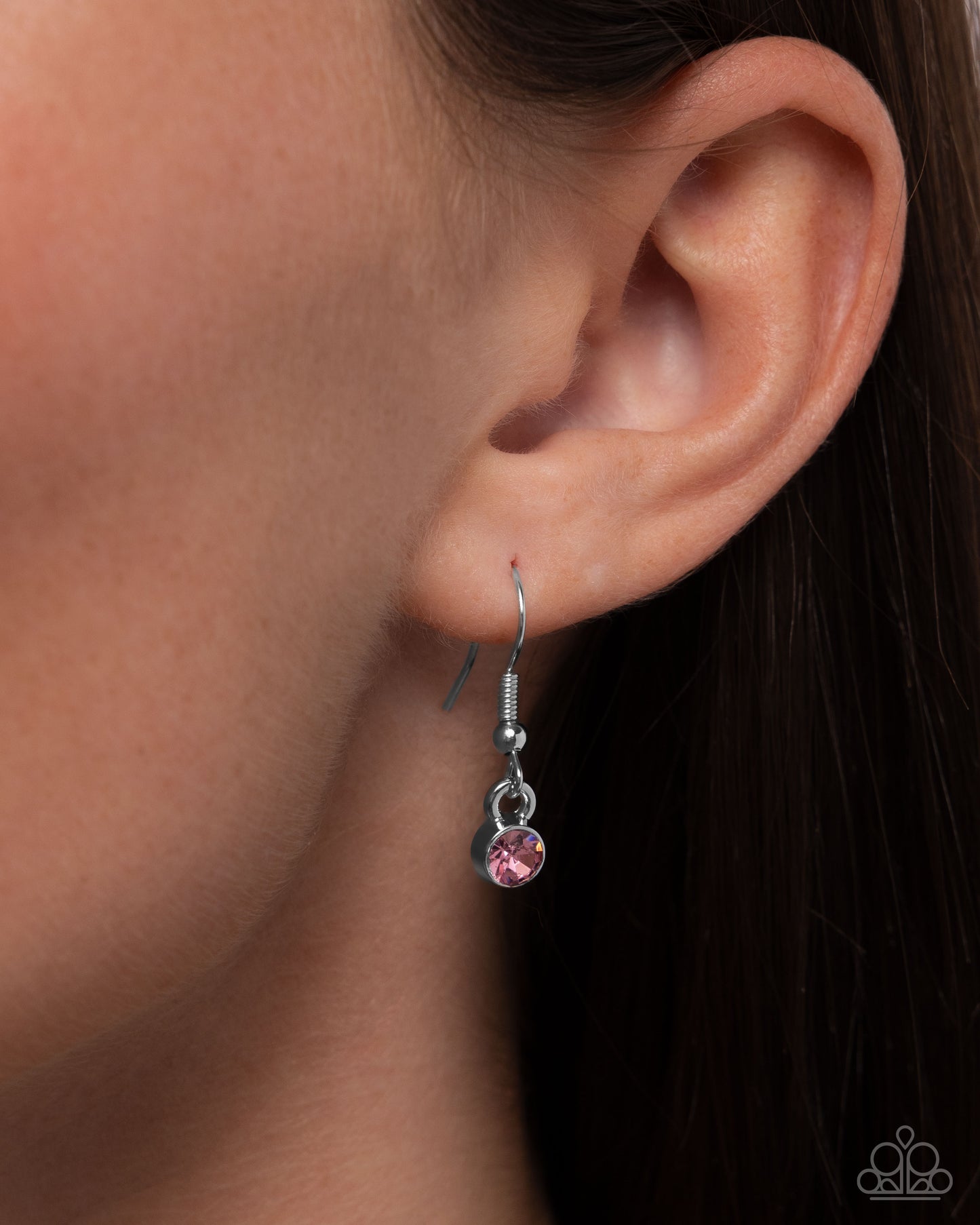 Well-Being Whimsy - Silver w/Pink Necklace