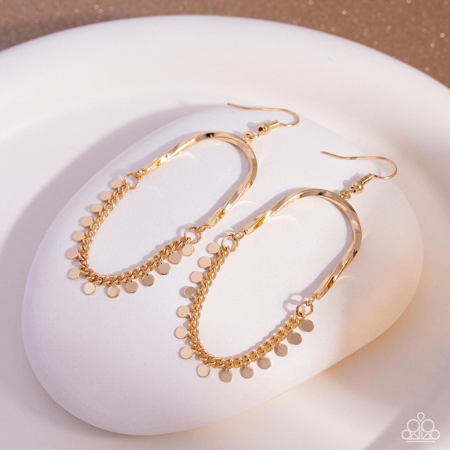 Forever Fringe - Gold Earrings