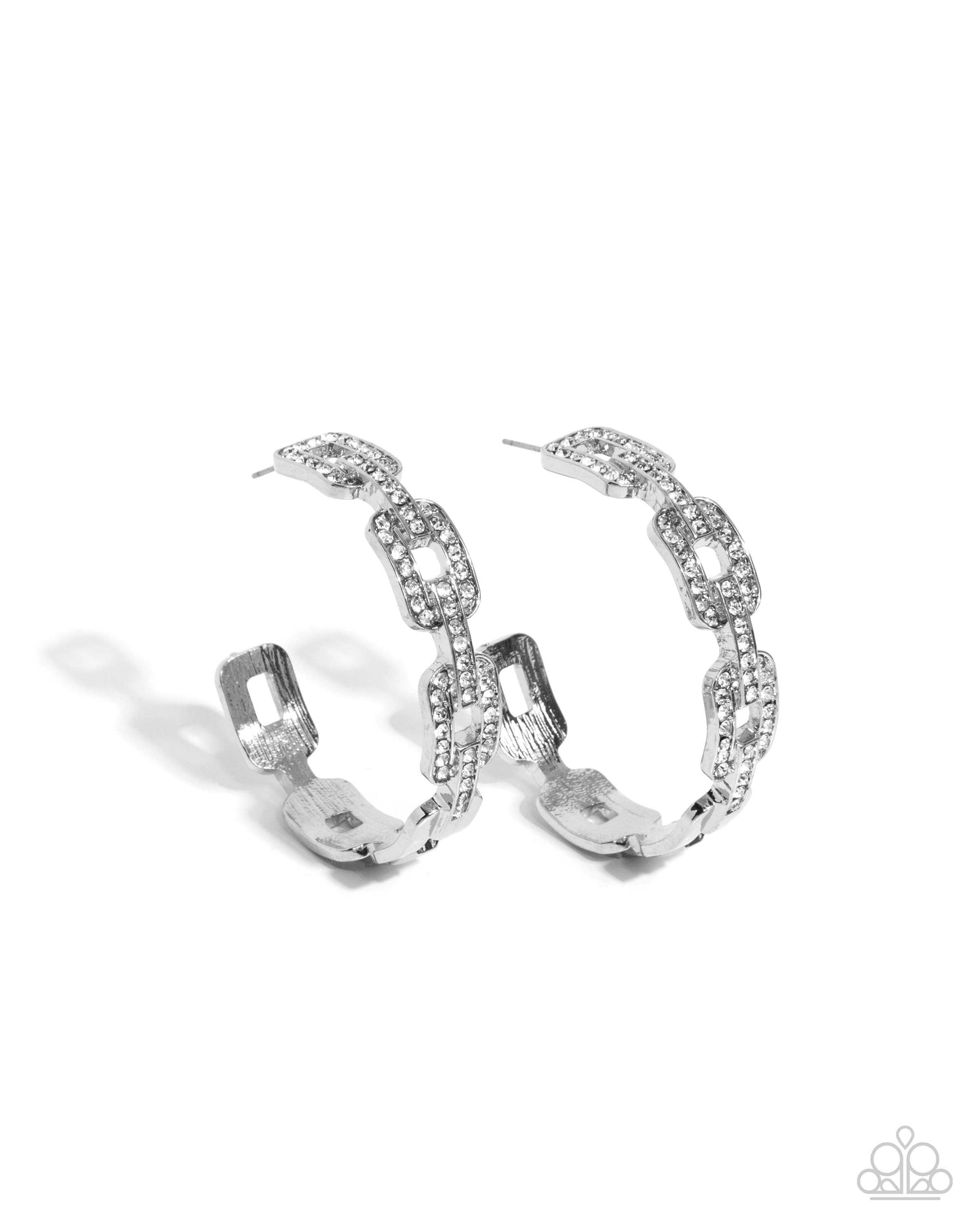 Downtown Decadence - Silver Earrings
