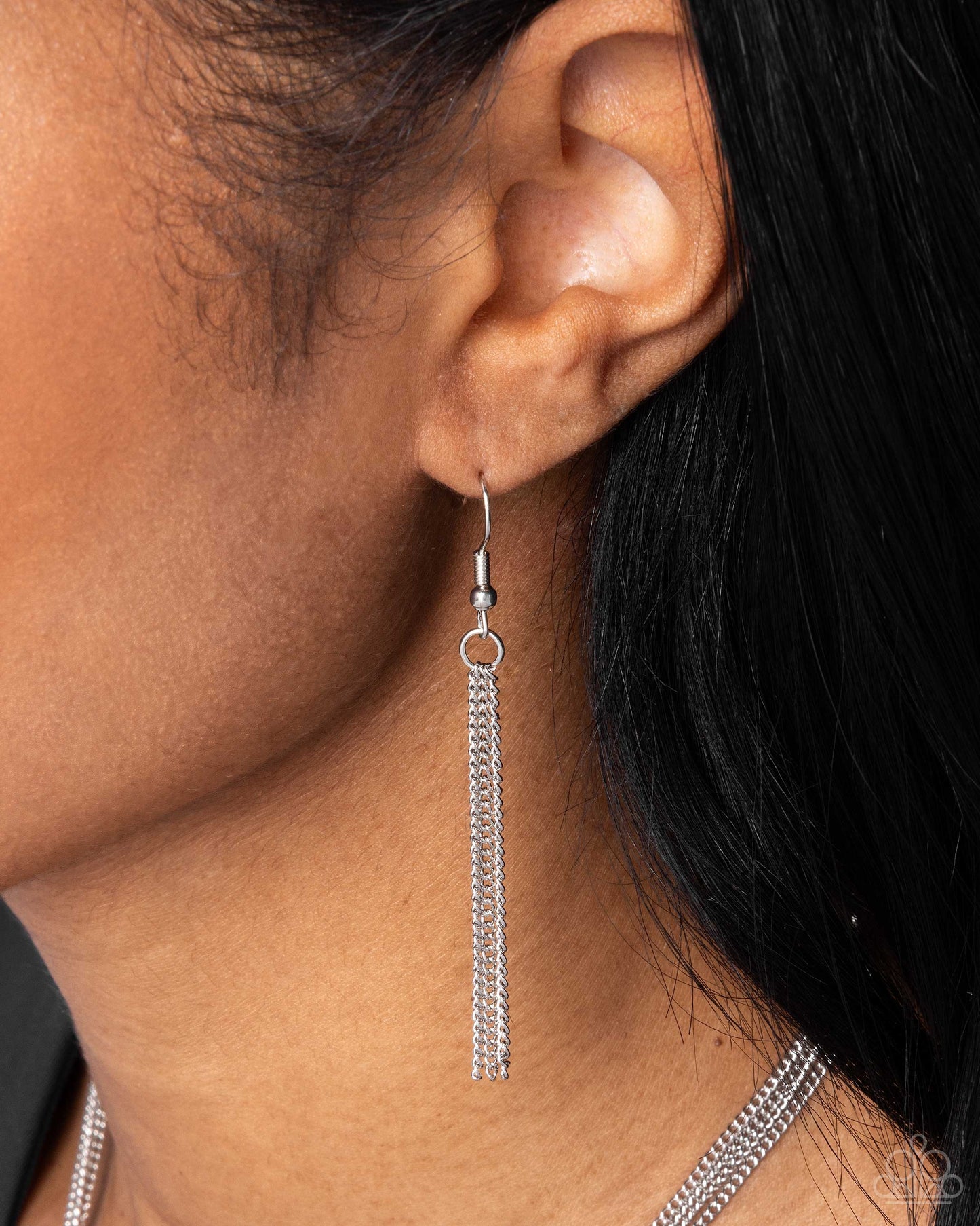 Malibu Infatuation - Silver w/Pink Heart Necklace