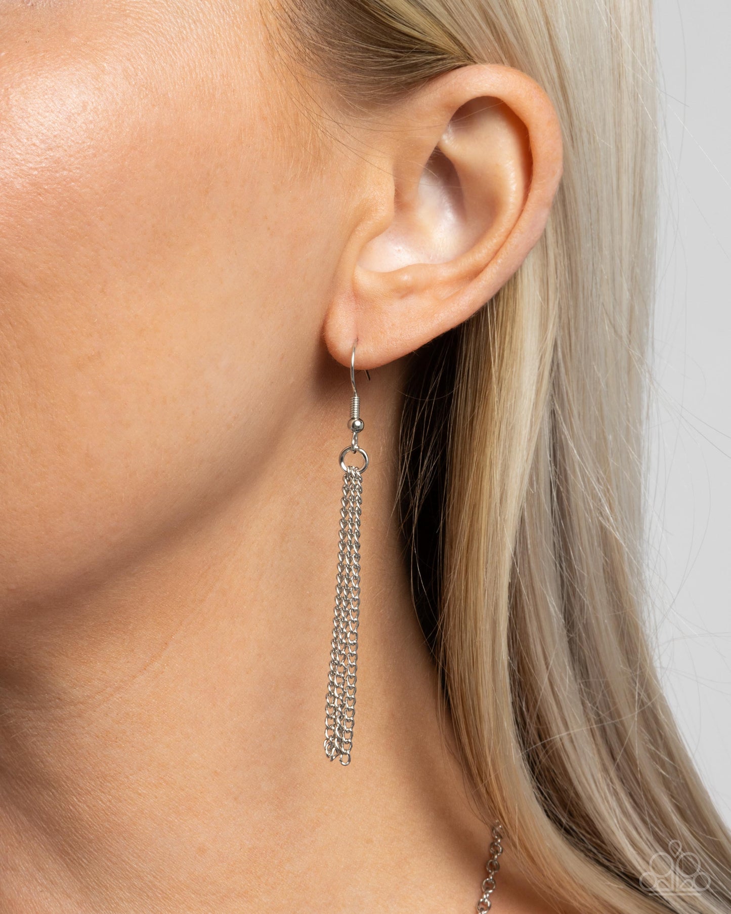 Logging Off - Silver & Gold Necklace