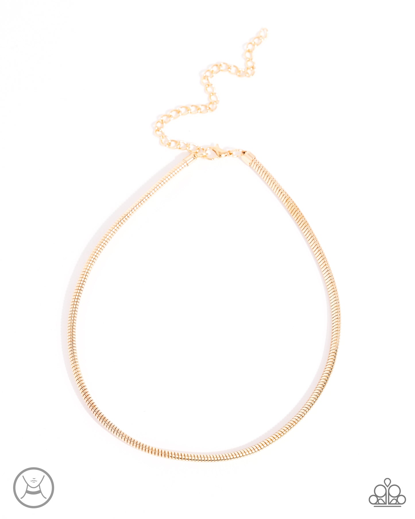 Captivating Choker - Gold Omega Necklace