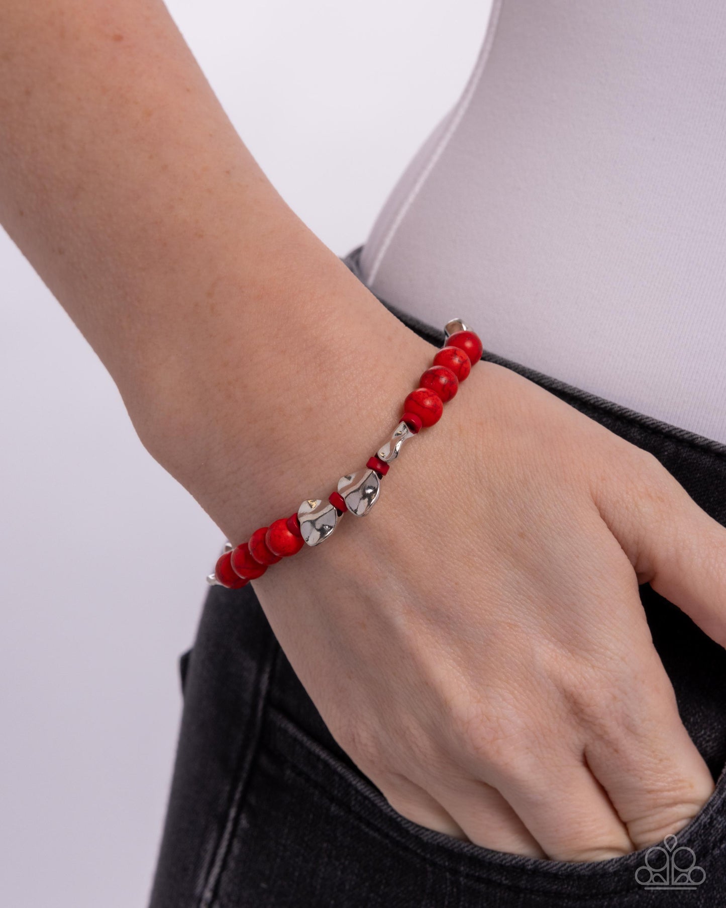 Festival Fling - Red Bracelet