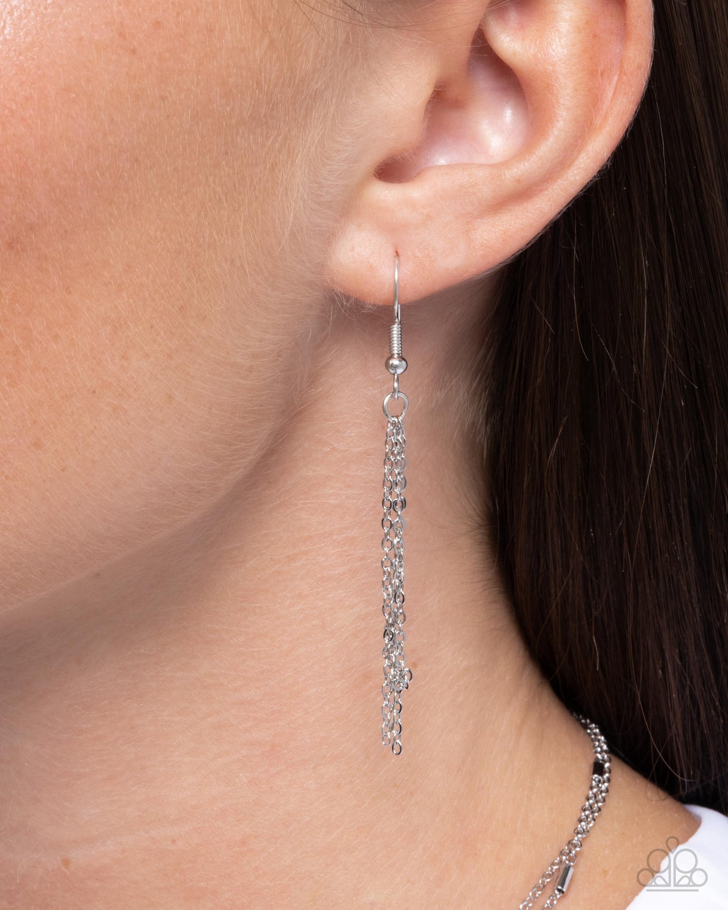 Steady Sweetheart - Silver w/Orange Necklace