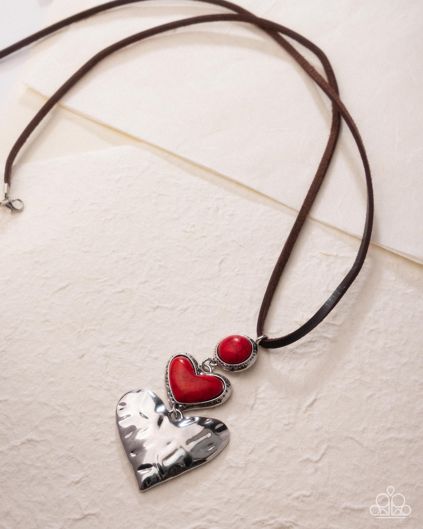 Romantic Refuel - Red Heart Necklace