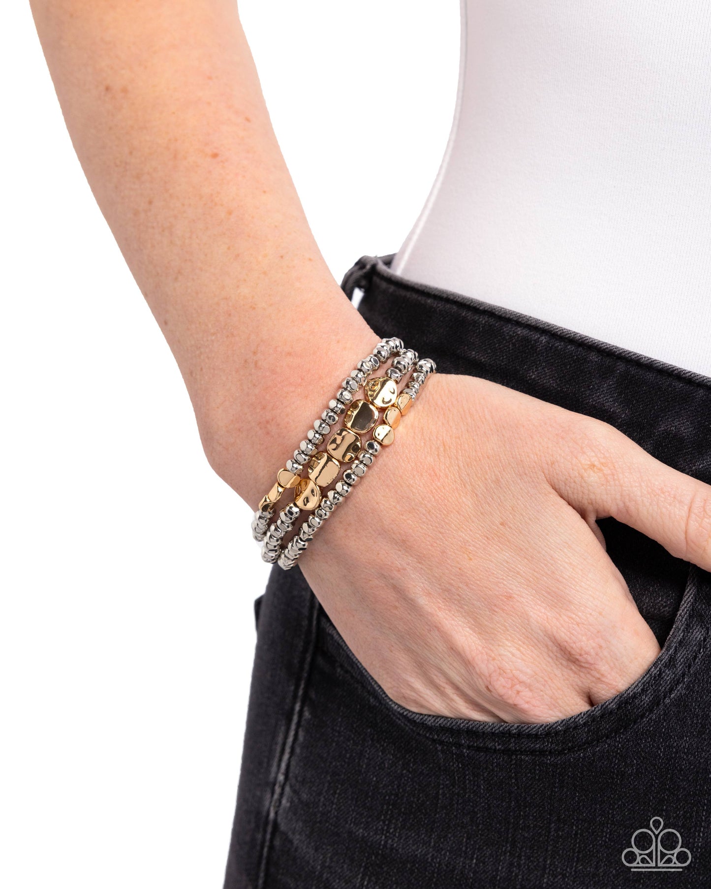 Coastal Celebration - Silver & Gold Bracelet