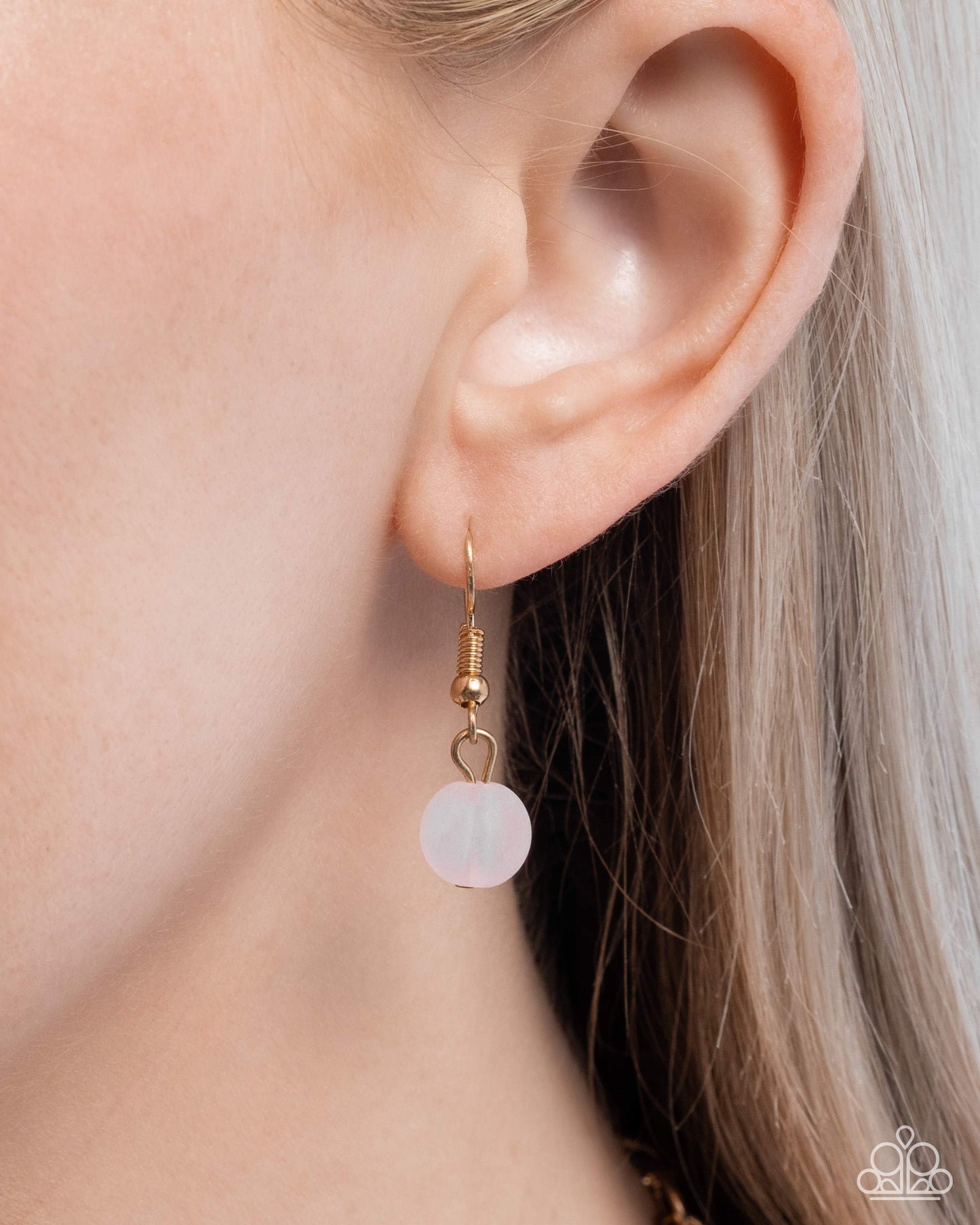 Eclectic Effect -Gold w/Creams & Pink Necklace