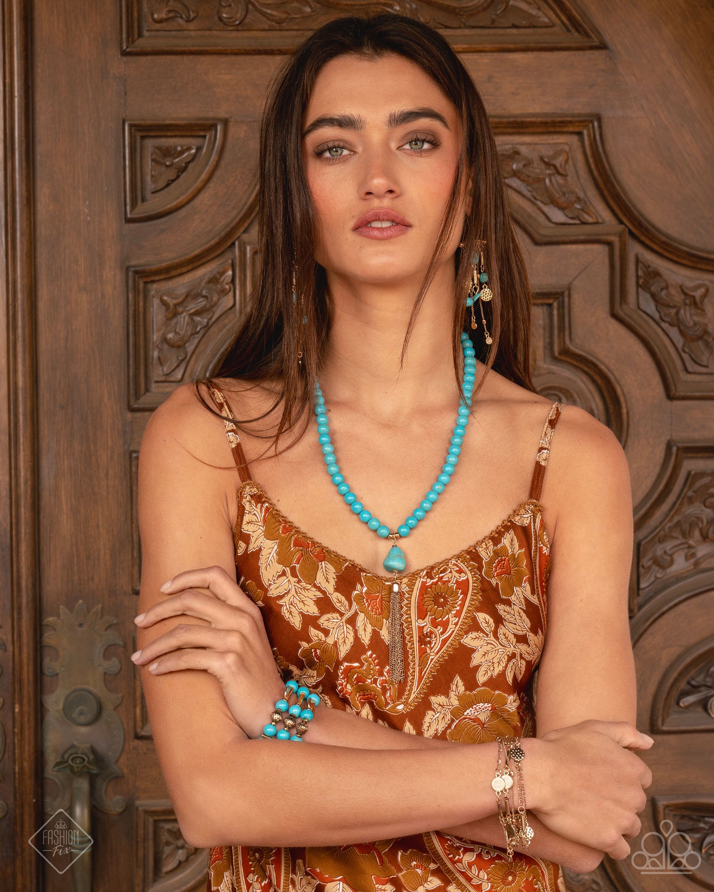 Coachella Construction - Gold Bracelet