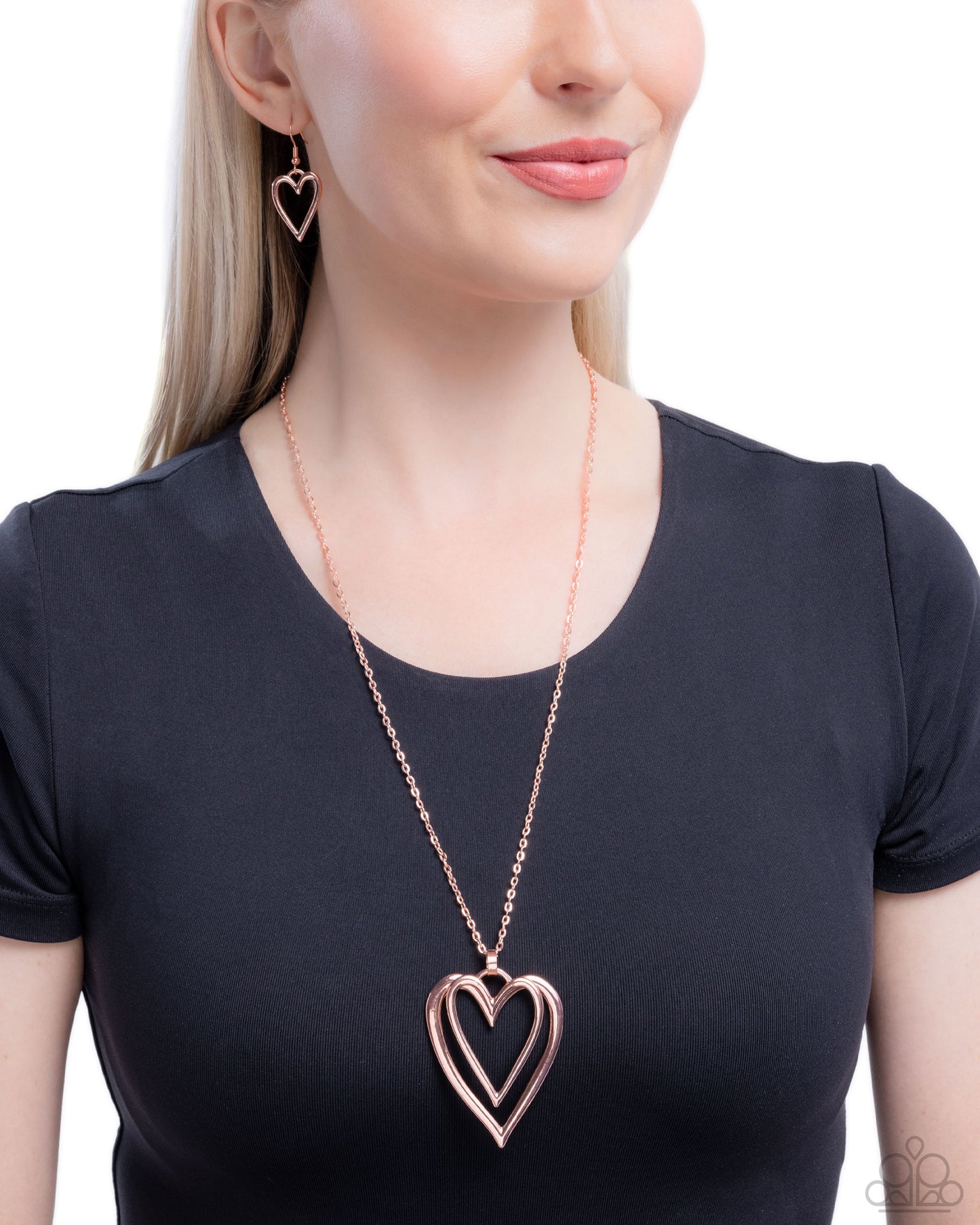 Lets HEART At the Very Beginning - Rose Gold Heart Necklace