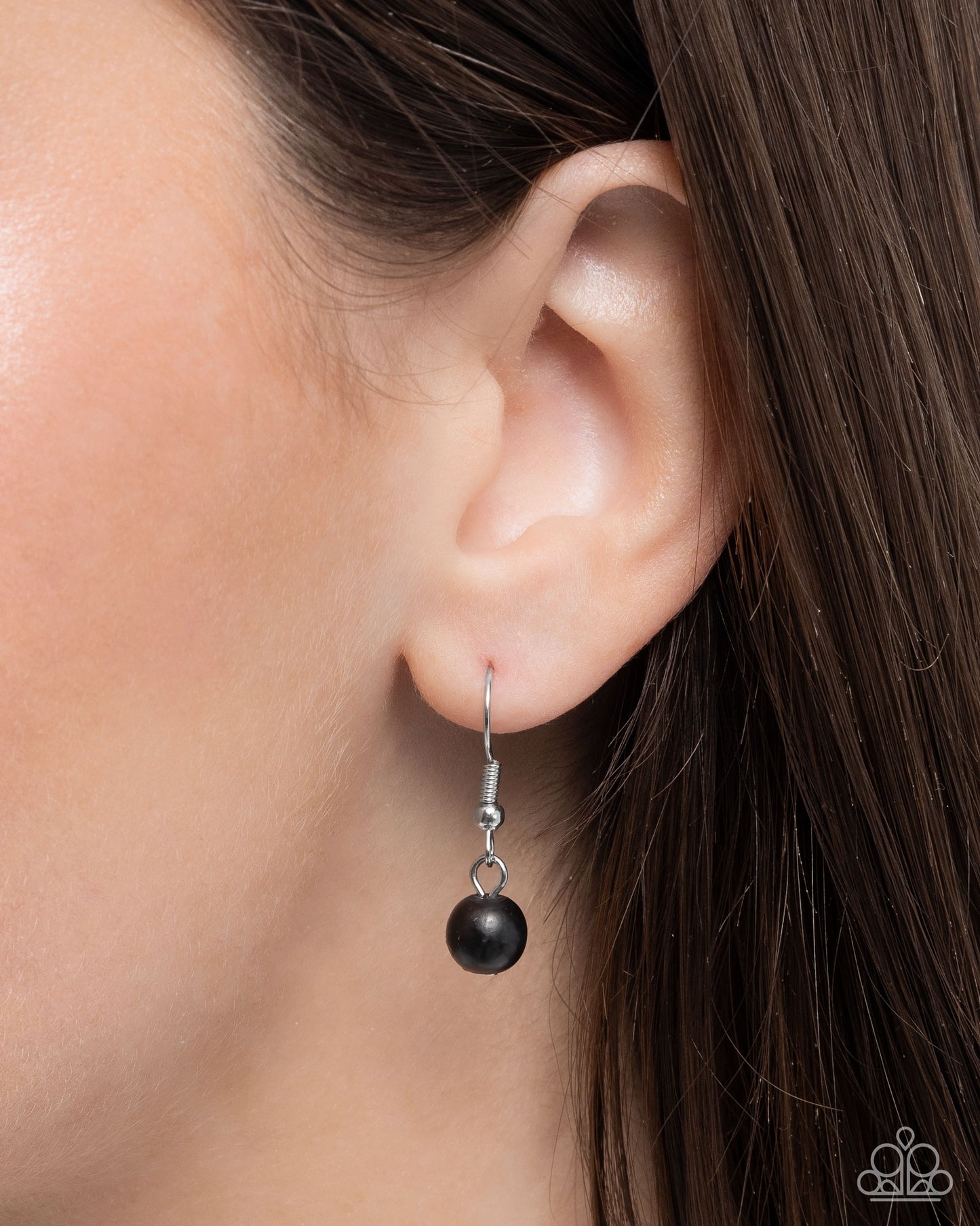 Stony Strength - Silver w/Black & Turquoise Necklace