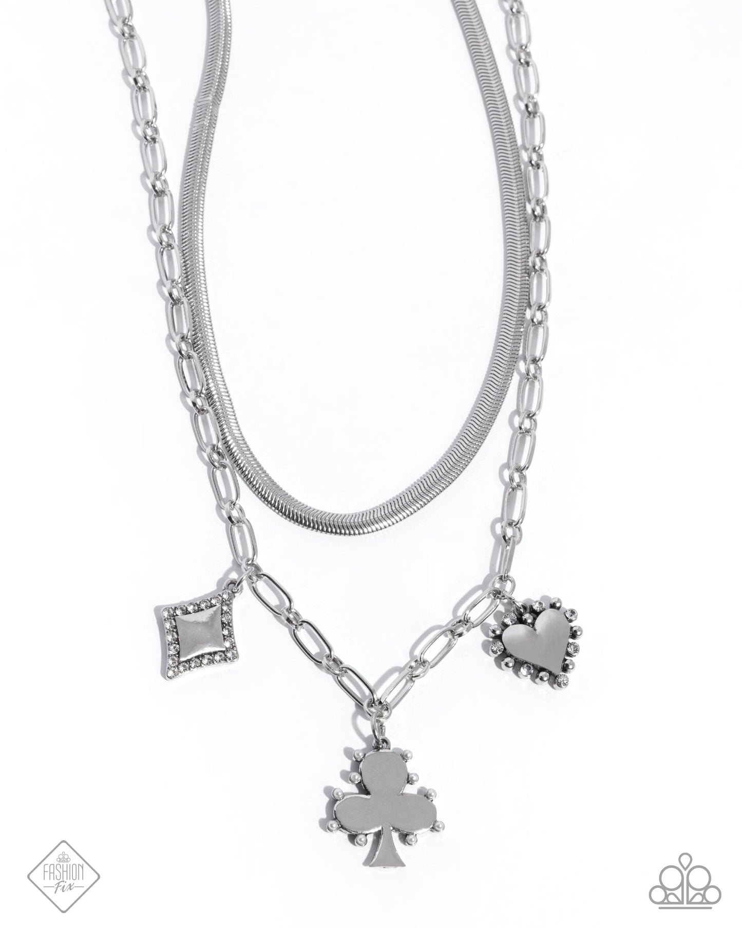 Sentimental Sunset - Silver Necklace
