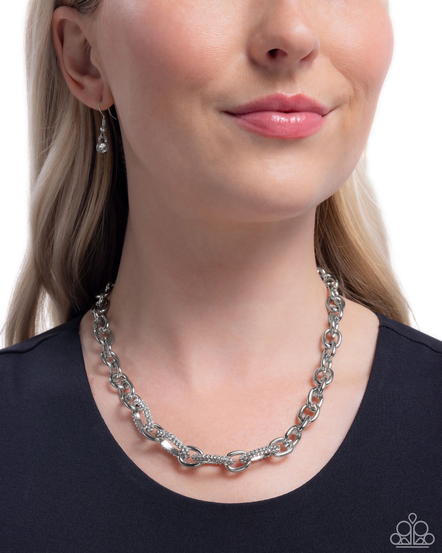 Boogie Bling - Silver Necklace
