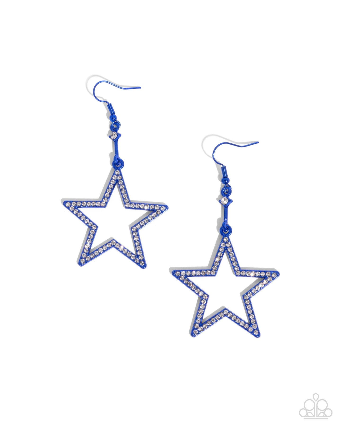 Steady Stars - Blue Star Earrings