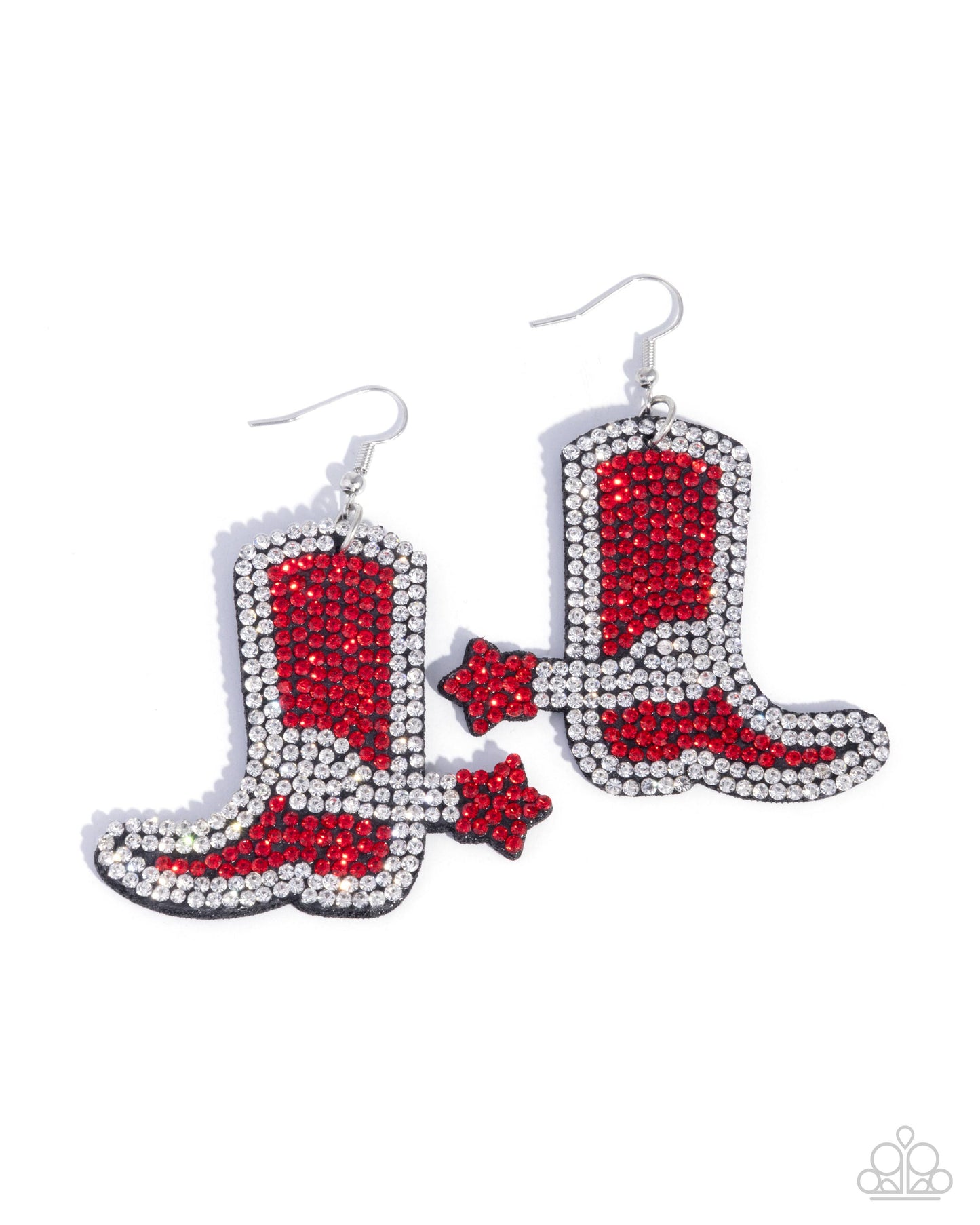 Benevolent Boot - Red Earrings