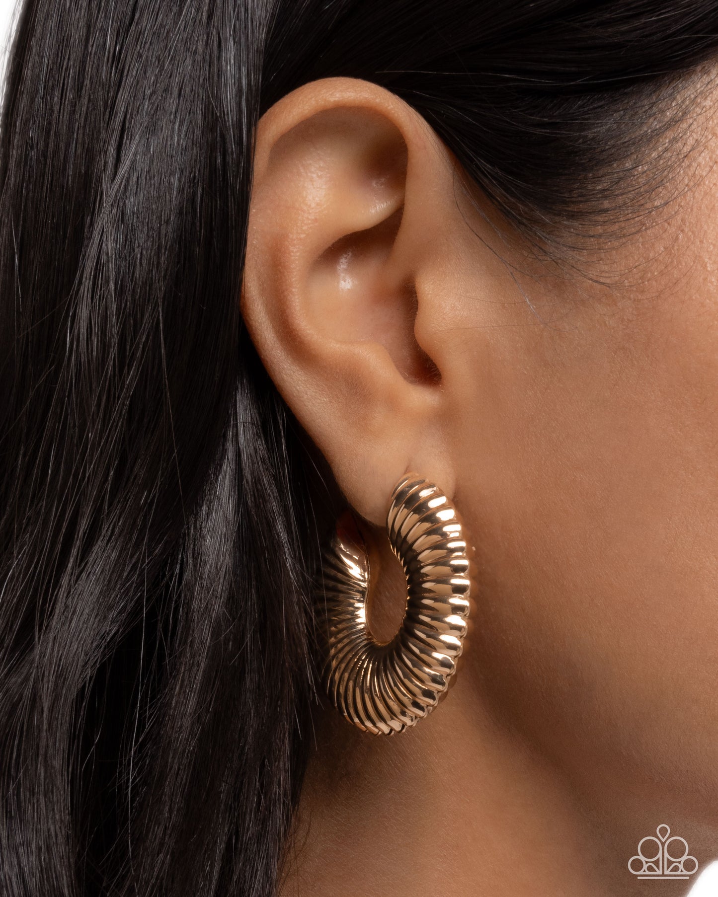 Spontaneous Spirals - Gold Earrings