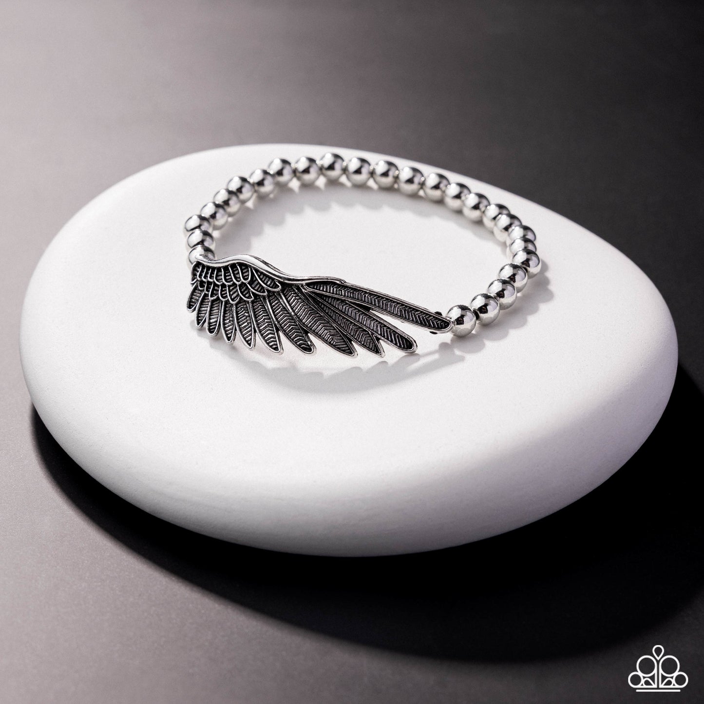 Angelic Appreciation - Silver Angel Wing Bracelet