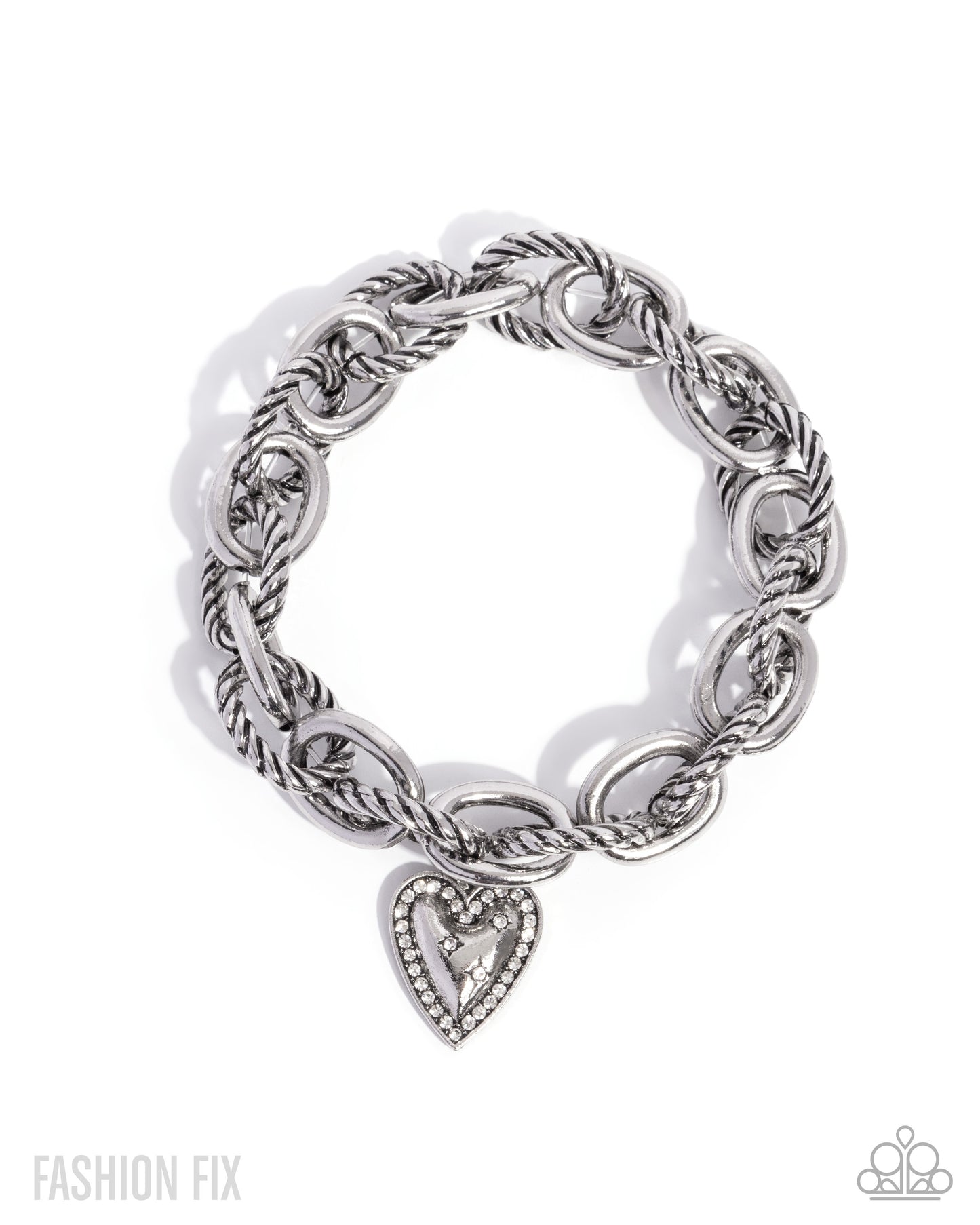 Dreaming Definition -Silver Heart Bracelet