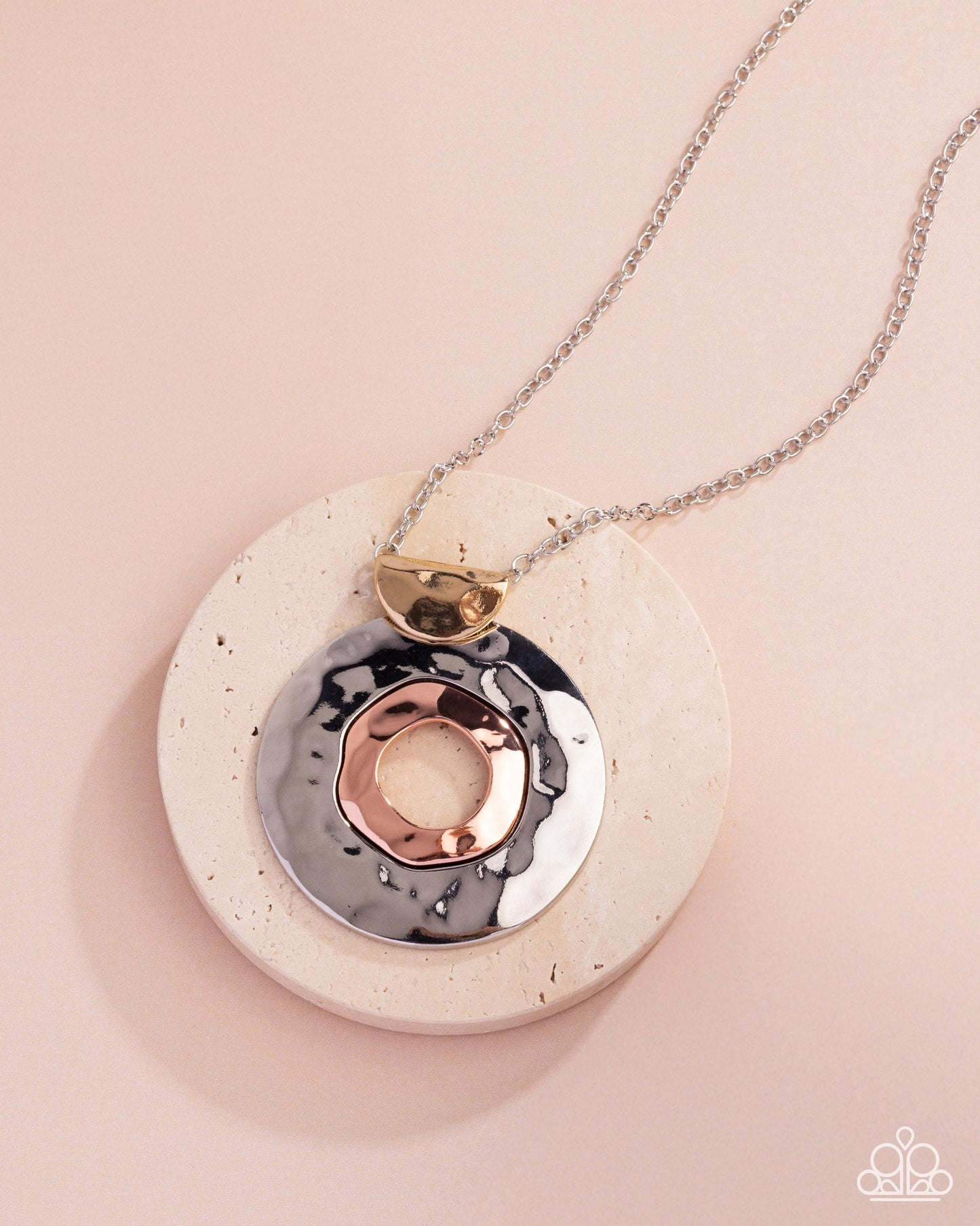 Mismatched Melody - Silver w/Multi Metals Necklace