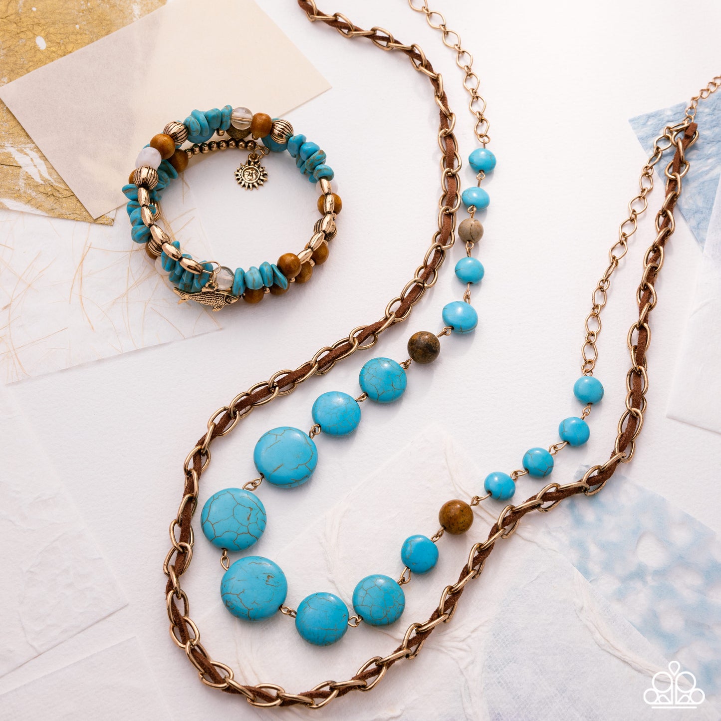 Simply Santa Fe - Playful Progression Necklace & Spirited Sequence Bracelet Set