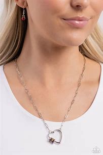 Affectionate Attitude Necklace - Silver w/multi