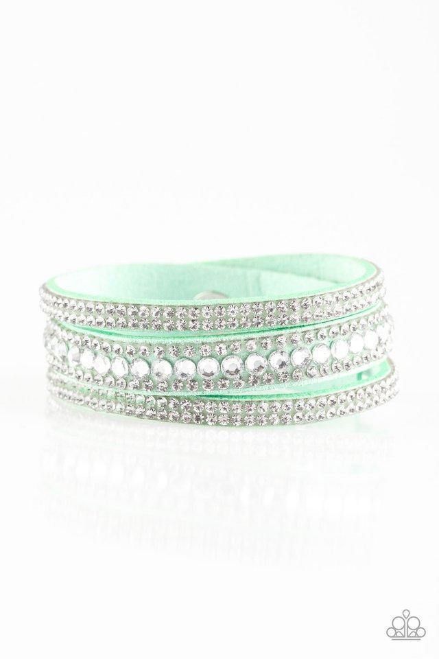 Harlem Hustle Green(mint) Wrap Bracelet