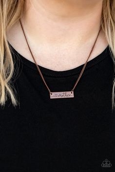 Joy of Motherhood Copper Necklace