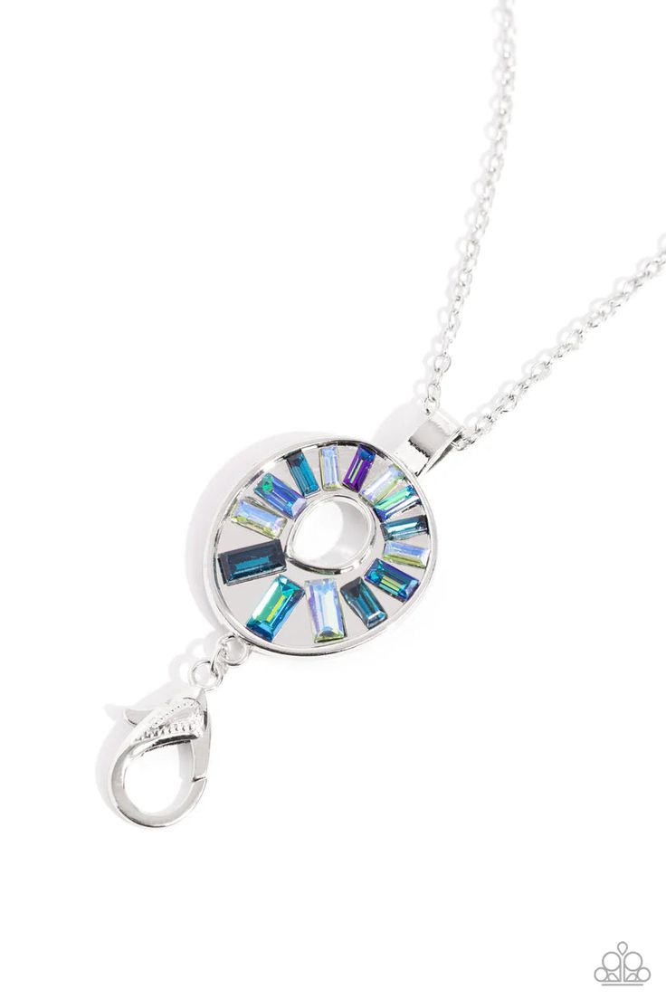 Wreathed in Artistry Blue-Greens Lanyard