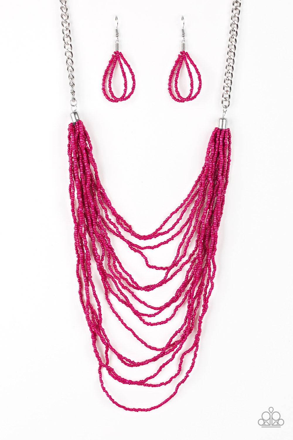Bora Bombora - Pink Seedbeads Necklace
