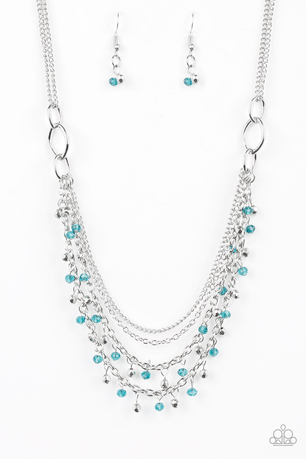 Financially Fabulous - Blue Necklace - Paparazzi Accessories