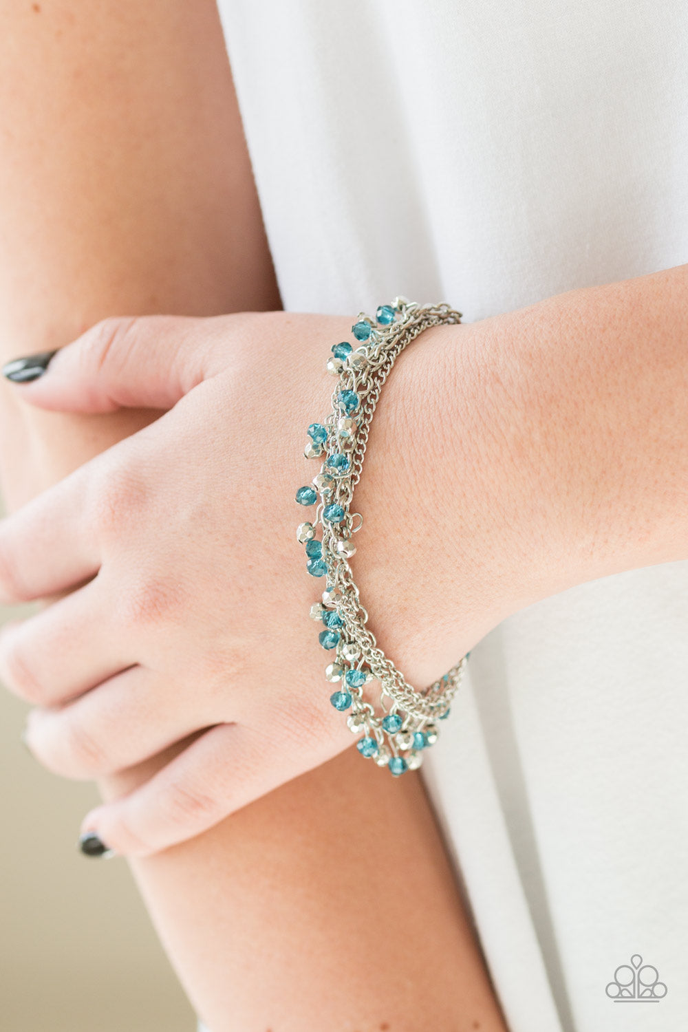 Cash Confidence - Blue Bracelet - Paparazzi Accessories