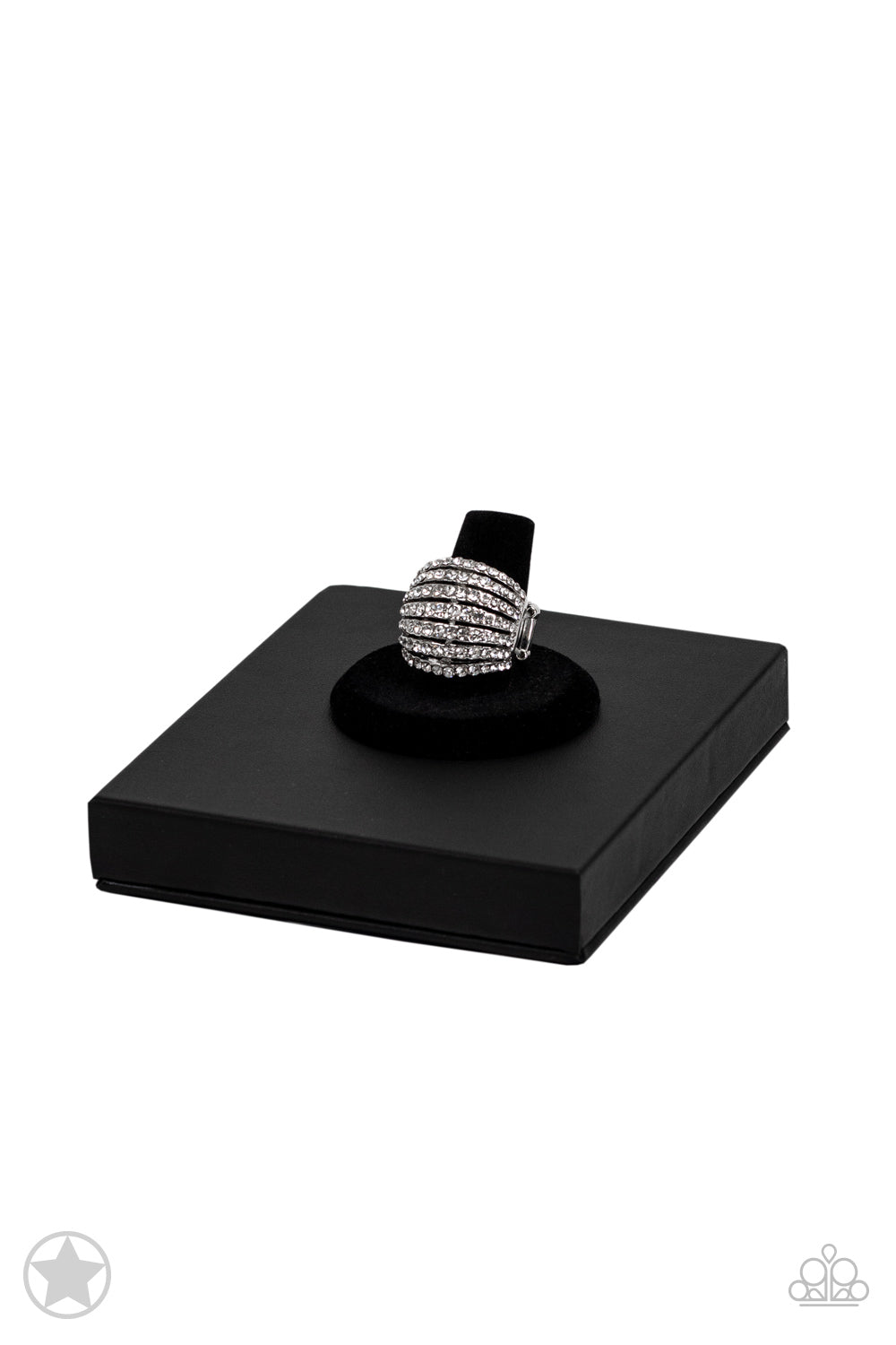 Blinding Brilliance - Silver w/rhinestones Ring