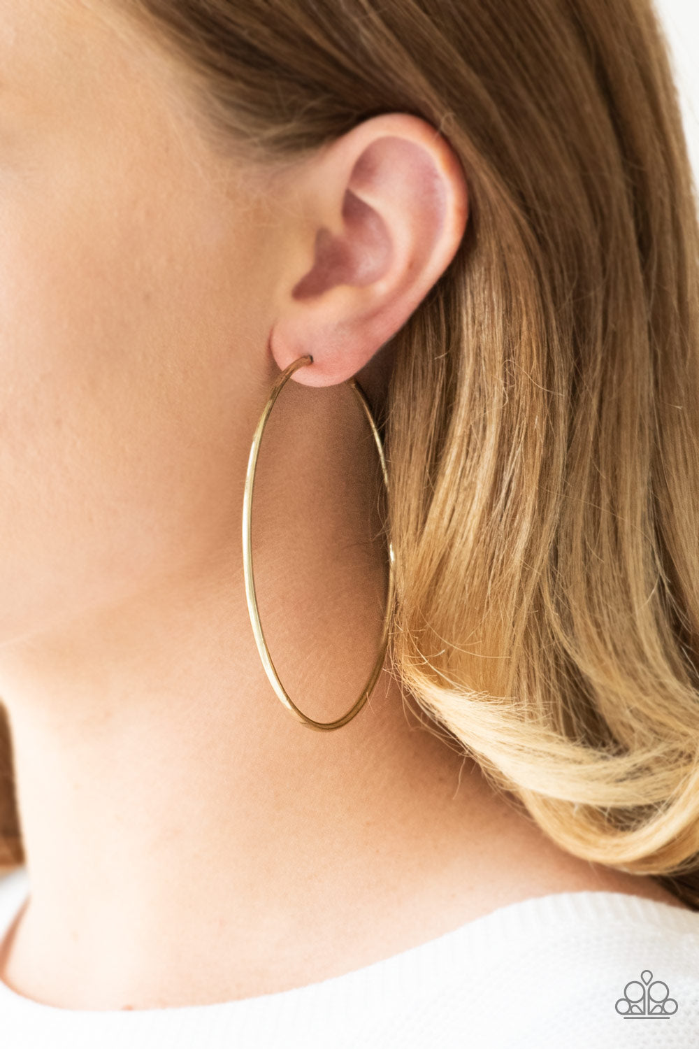 Meet Your Maker! - Brass Hoop Earrings