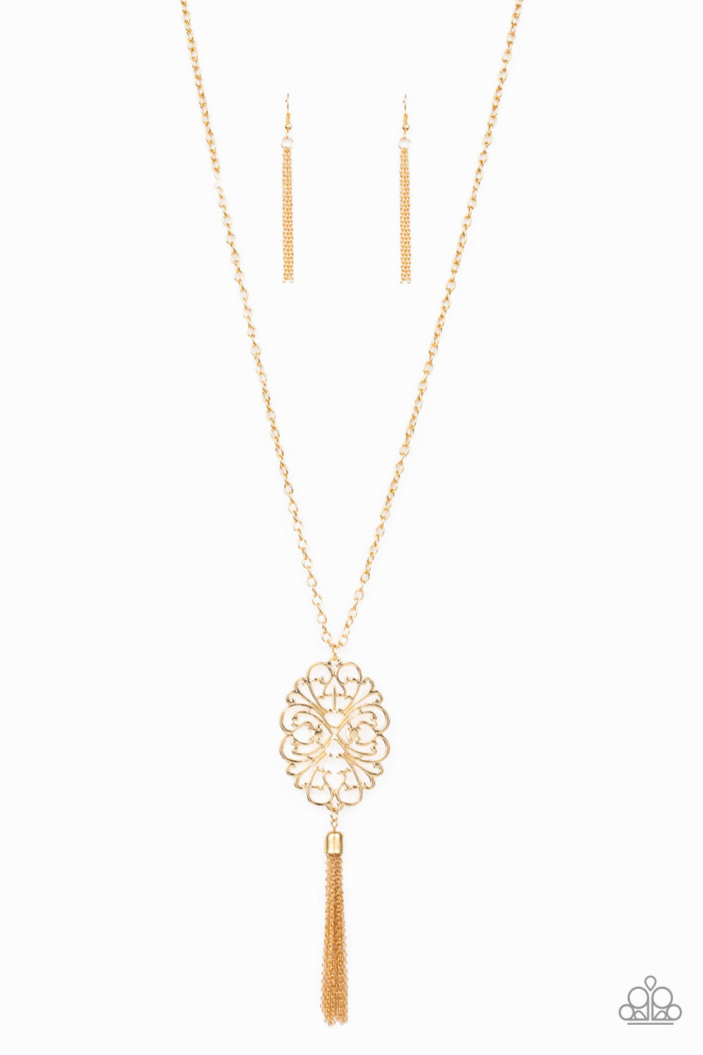 A MANDALA Of The People - Gold Necklace