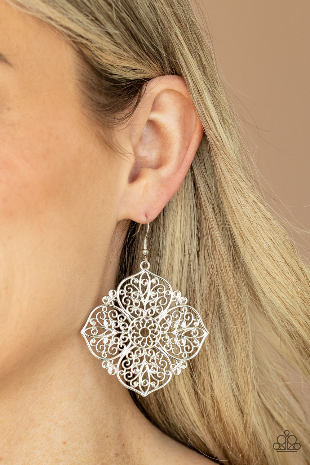 Dubai Detour - Silver Earrings