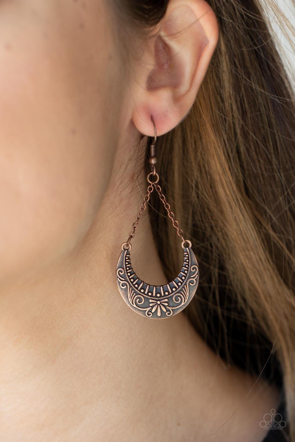 All in the PASTURE - Copper Earrings