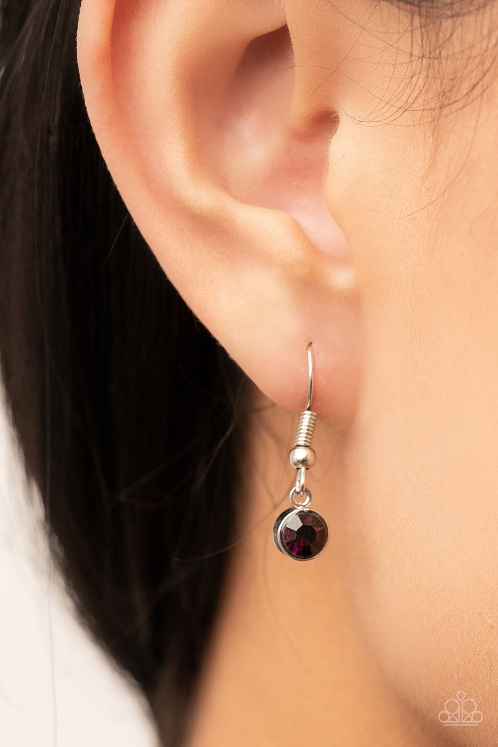 Industrial Infusion - Silver w/Purple Necklace