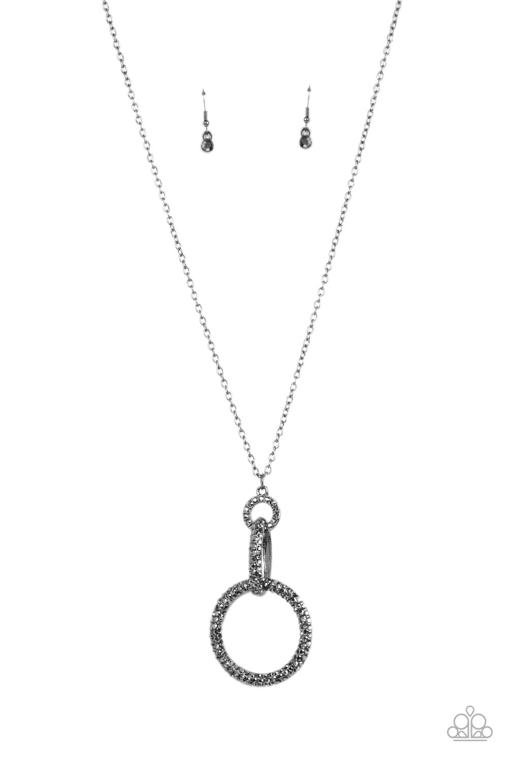 Radiant Ringleader - Silver w/Hematite Gems Necklace