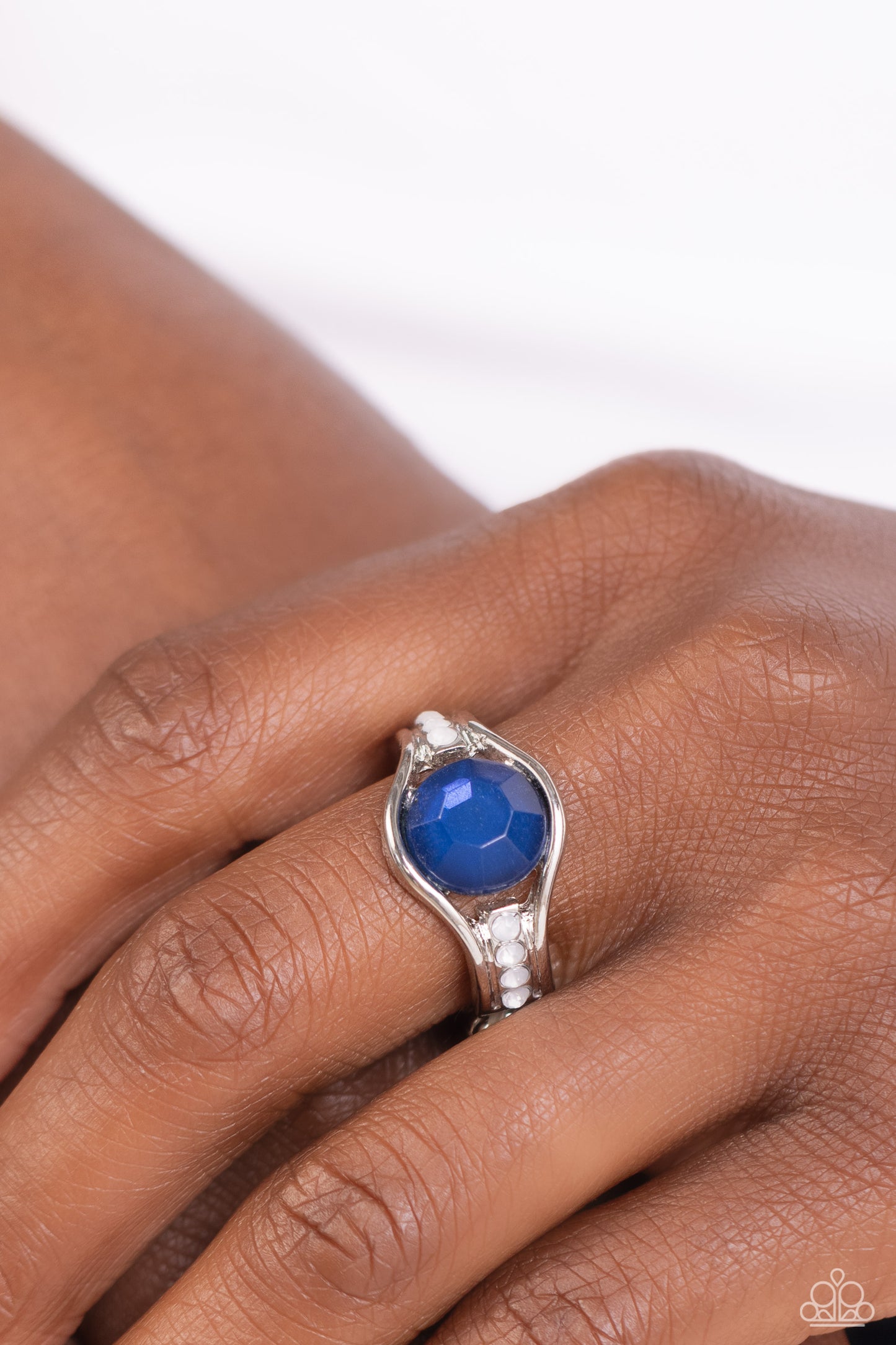 Meadow Mist Ring - Silver w/Blue
