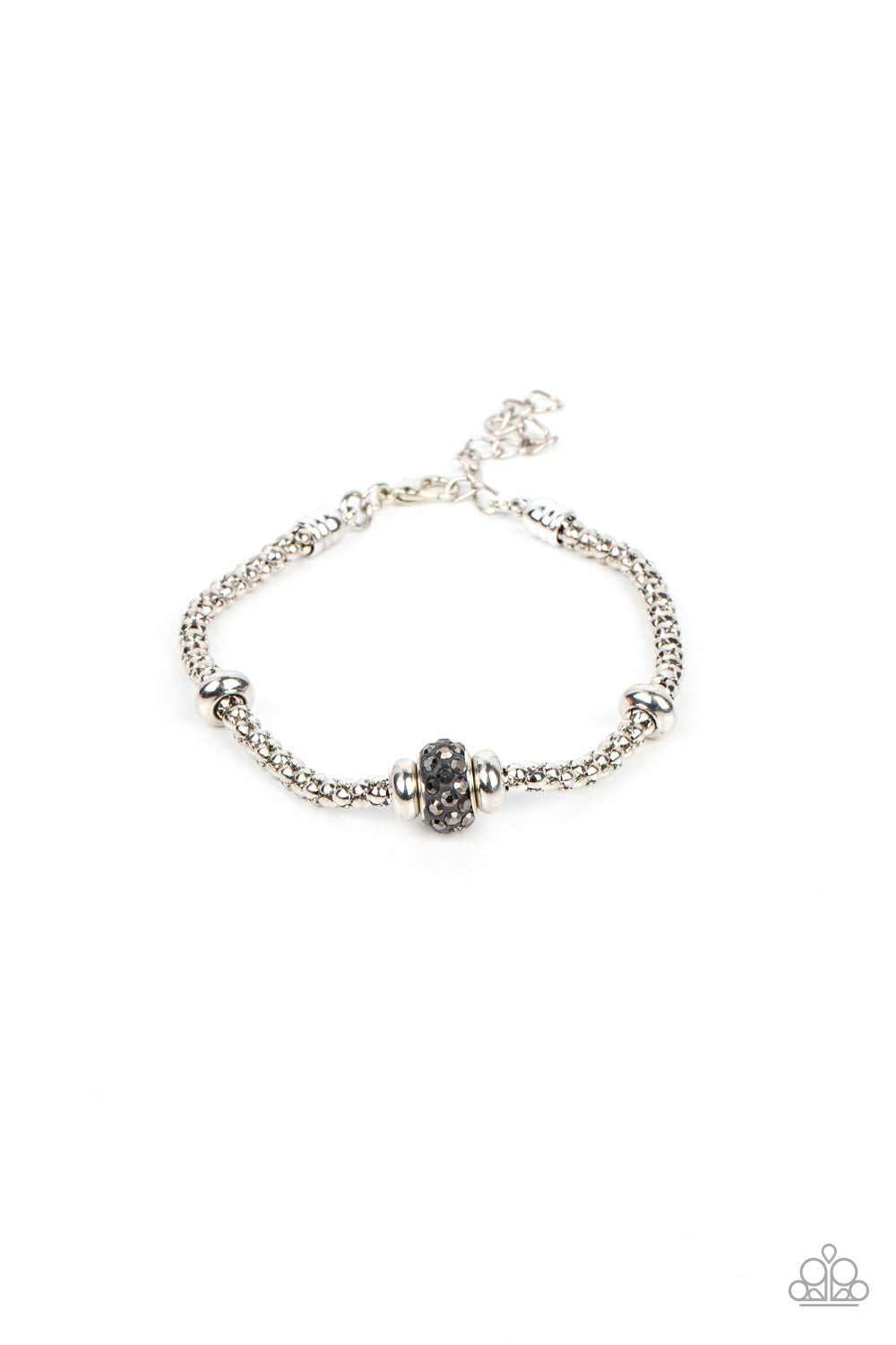 Downtown Decoupage - Silver Bracelet - Paparazzi Accessories