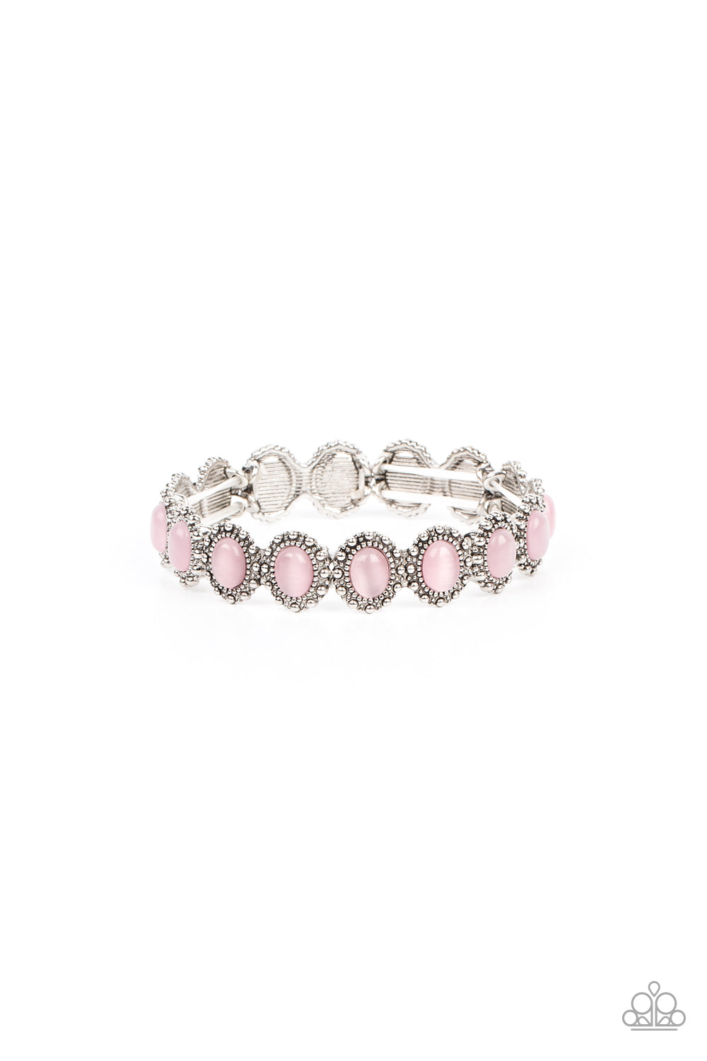 Sweet Oblivion - Silver and Pink Bracelet