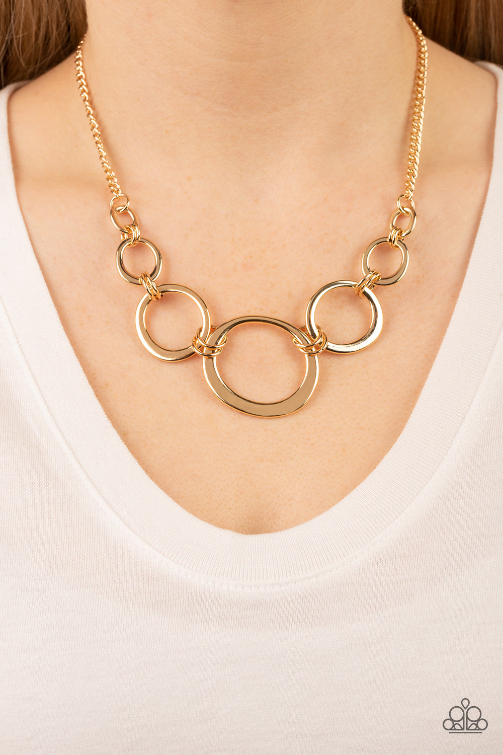 Short Circuit Necklace - Gold
