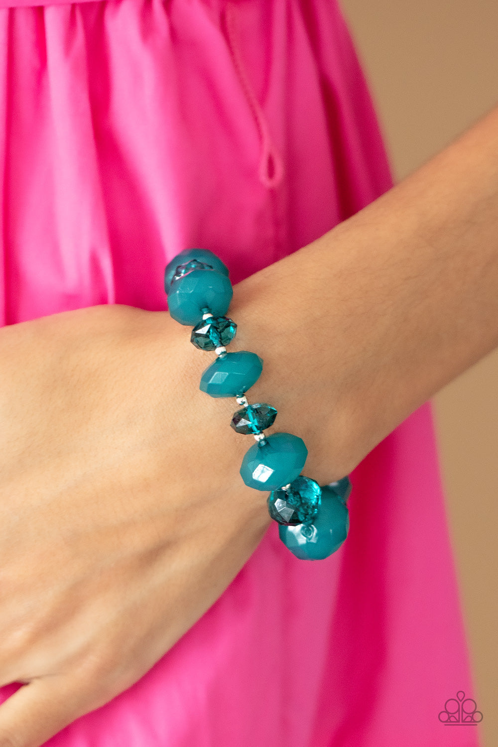 Keep GLOWING Forward - Bluegreen (teal) Bracelet