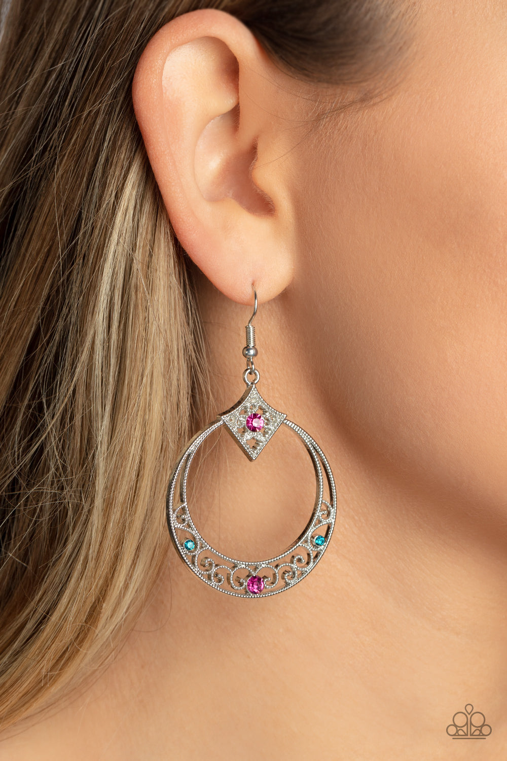 Royal Resort - Silver Multi Earrings