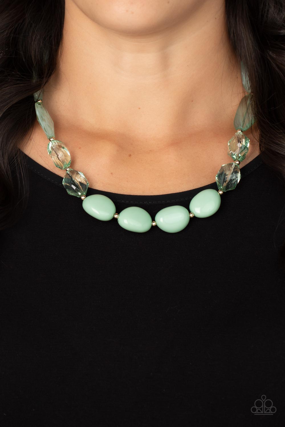 Private Paradise - Green (Jade color) Necklace